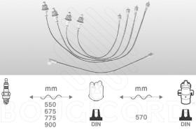 Bougicord 4303 - JUEGO DE CABLES