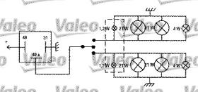 Valeo 641422 - CENTRAL INTERMITENCIA 12 V DIN