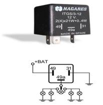 NAGARES MFL21 - INTER.12 V.C/DETECCION LAMP.FUNDIDA