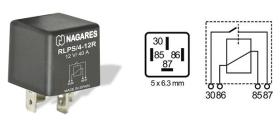 NAGARES MR86 - RELE INTERR.40A.12V.S/SOP.C/RESISTE