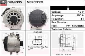 Delco Remy DRA4035 - ALTERNADOR MERCEDES-BENZ