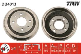 TRW DB4013 - TAMBOR FRENO