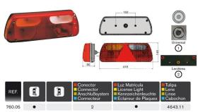 Rinder 76005 - PILOTO DCHO.C/CONECTORES