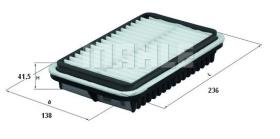 Mahle LX1588 - FILTRO AIRE                     [*]