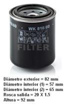 Mann WK81880 - [*]FILTRO COMBUSTIBLE