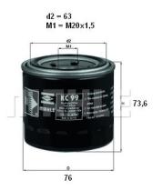 Mahle KC99 - FILTRO COMBUSTIBLE              [*]