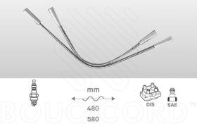 Bougicord 3104 - JUEGO DE CABLES