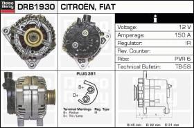 Delco Remy DRB1930 - ALTERNADOR FIAT,CITROEN,PEUGEOT,LAN