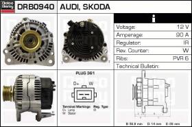 Delco Remy DRB0940 - ALTERNADOR AUDI,VW,SKODA