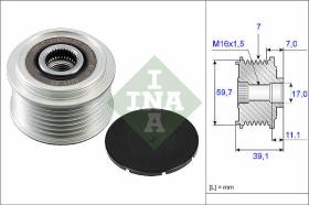 LUK - INA - FAG 535005310 - POLEA LIBRE DE ALTERNADOR