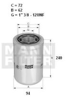 Mann WH980 - [**]FILTRO COMBUSTIBLE