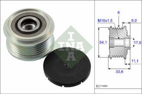 LUK - INA - FAG 535005910 - POLEA LIBRE DE ALTERNADOR