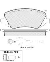 Icer 181454701 - PASTILLAS FRENO MOTO ICER