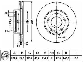 BREMBO 09558410 - DISCOS DE FRENO DELANTEROS