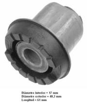  04078 - SILENTBLOC POSTERIOR PEUGEOT 206