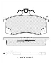 Icer 181308000 - PASTILLAS FRENO MOTO ICER