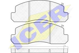 Icer 141044000 - PASTILLAS DE FRENO DELANTERAS