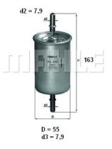  KL555 - FILTRO COMBUSTIBLE              [*]