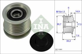 LUK - INA - FAG 535001310 - POLEA LIBRE DE ALTERNADOR