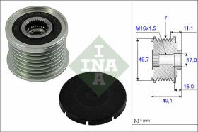 LUK - INA - FAG 535002110 - POLEA LIBRE DE ALTERNADOR