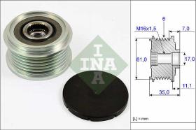 LUK - INA - FAG 535002210 - POLEA LIBRE DE ALTERNADOR    [SUST]