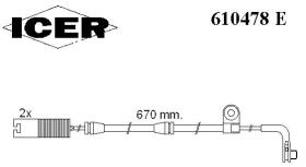 Icer 610478E - AVISADORES 2 US DE 670 MM B