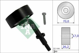 LUK - INA - FAG 531078310 - RODILLO TENSOR CORREA AUXILIA