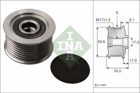 LUK - INA - FAG 535004910 - POLEA LIBRE DE ALTERNADOR