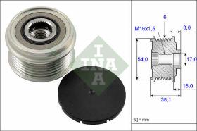 LUK - INA - FAG 535006310 - POLEA LIBRE DE ALTERNADOR