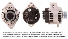 TRW LRA02807 - ALTERNADOR