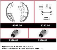  6088134 - KIT DE FRENO TRASERO