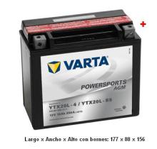  51801 - FUNSTART AGM 12V(A51 4) YTX20L-4 YT