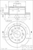 BREMBO 08809440 - DISCOS DE FRENO TRASEROS