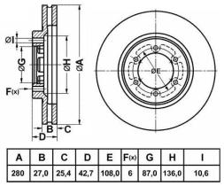 BREMBO 09955710 - DISCOS