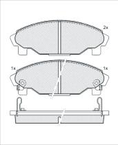  181340000 - PASTILLAS FRENO MOTO ICER