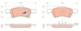 TRW GDB4129 - PASTILLAS DE FRENO TURISMO