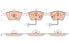 TRW GDB1554 - PASTILLAS DE FRENO TURISMO