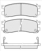  181418000 - PASTILLAS FRENO MOTO ICER