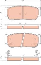 TRW GDB3413 - PASTILLAS DE FRENO TURISMO