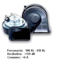 Mai TM80224V - BOCINA CARACOLA 2U.NG 24V CON RELE