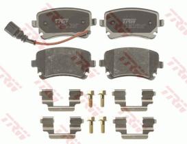 TRW GDB1557 - PASTILLAS DE FRENO TRASERAS CON CABLE
