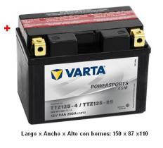 Varta 50901 - FUNSTART AGM 12V(A51 4) YTZ12S-4 YT