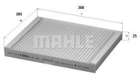 Mahle LA401 - FILTRO HABITACULO               [*]