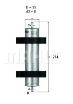  KL478 - FILTRO COMBUSTIBLE              [*]