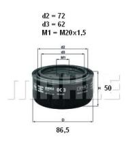 Mahle OC3 - FILTRO ACEITE                   [*]