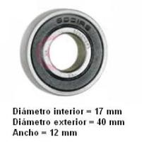 Timken 62032RS - RODMNTO.6203-2RS(B)