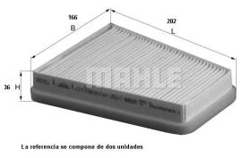 Mahle LA53S - FILTRO HABITACULO               [*]