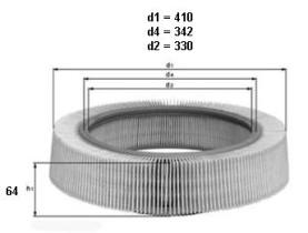 Mahle LX638 - FILTRO AIRE                     [*]