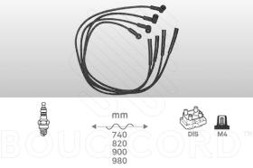 Bougicord 8108 - JUEGO DE CABLES