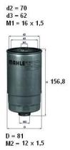 Mahle KC1951 - FILTRO COMBUSTIBLE              [*]